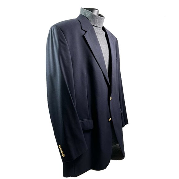 Jos. A. Bank Blue Blazer Wool 46L Like New Make OFFER! - Picture 4 of 4